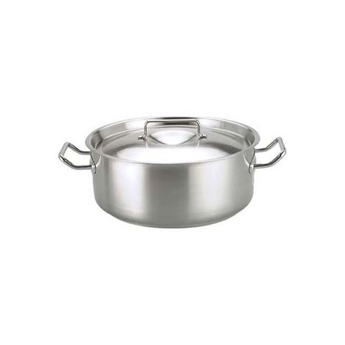 Chef Inox Elite Casserole - 18/10 7.25Lt 280x120mm with Lid