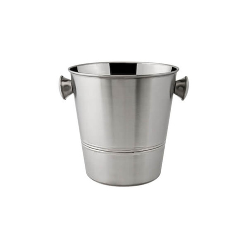 Wine Bucket 205x200mm Satin Finish - 18/8 Stainless Steel With Knobs