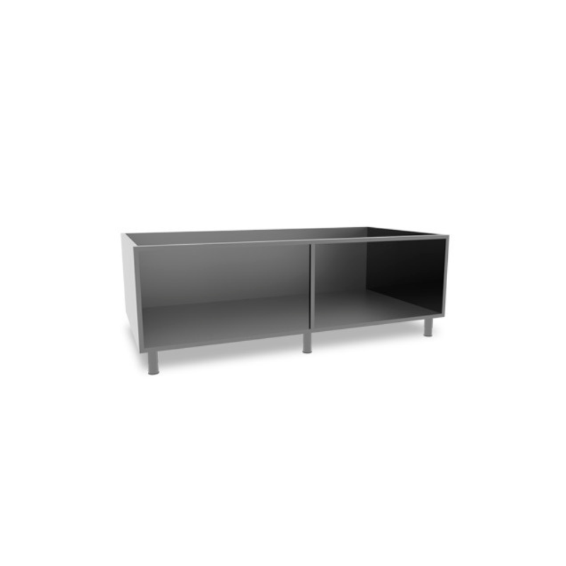 Baron 70VA160 Stainless Steel Open Cabinet - 1600mm Wide