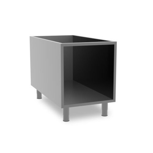 Baron 70VA400 Stainless Steel Open Cabinet - 400mm Wide