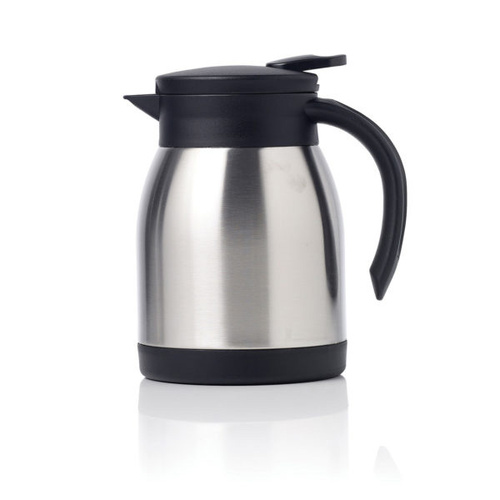 Chef Inox Serve Jug Flat Lid 600ml Satin Finish Push Button