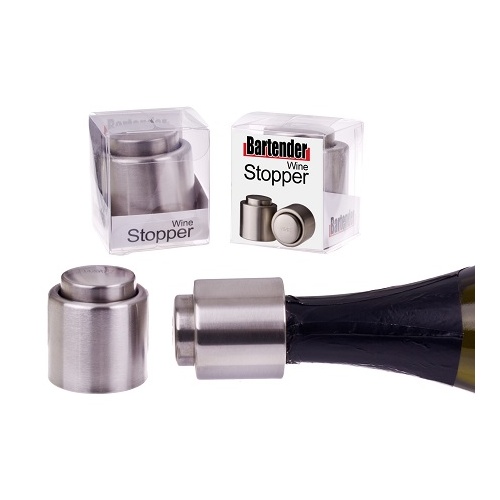 Bartender Stainless Steel Wine Stopper