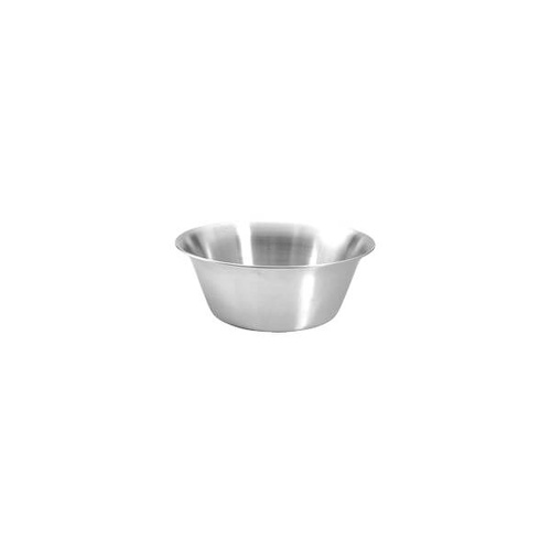 Mixing Bowl - Tapered 200x80mm / 1.25Lt Heavy Duty - 18/8 Stainless Steel Satin Finished 
