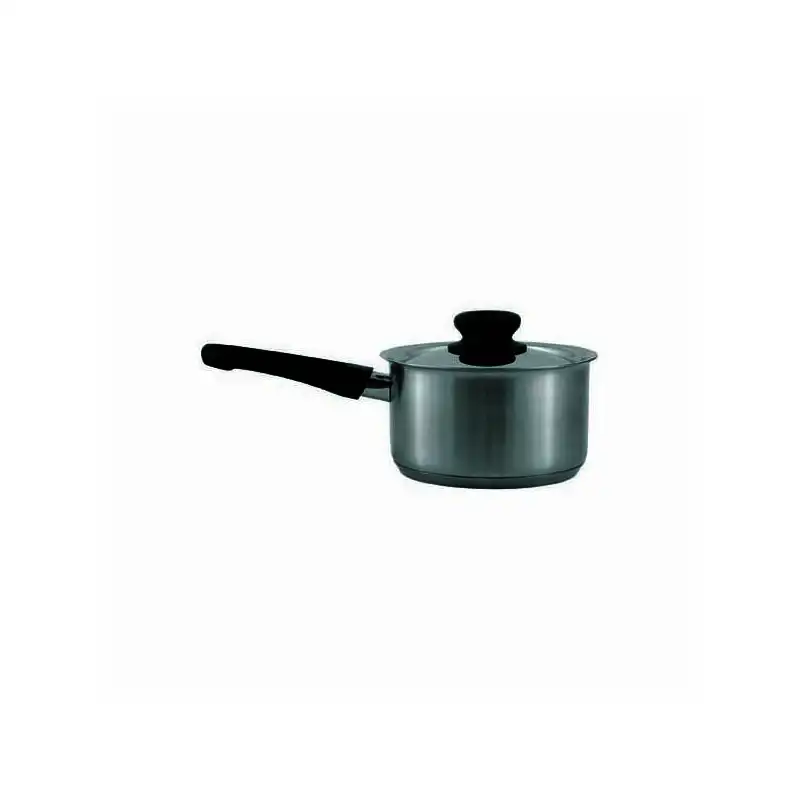 Chef Inox Bakelite Saucepan - Stainless Steel 160mm 1.5Lt with Lid