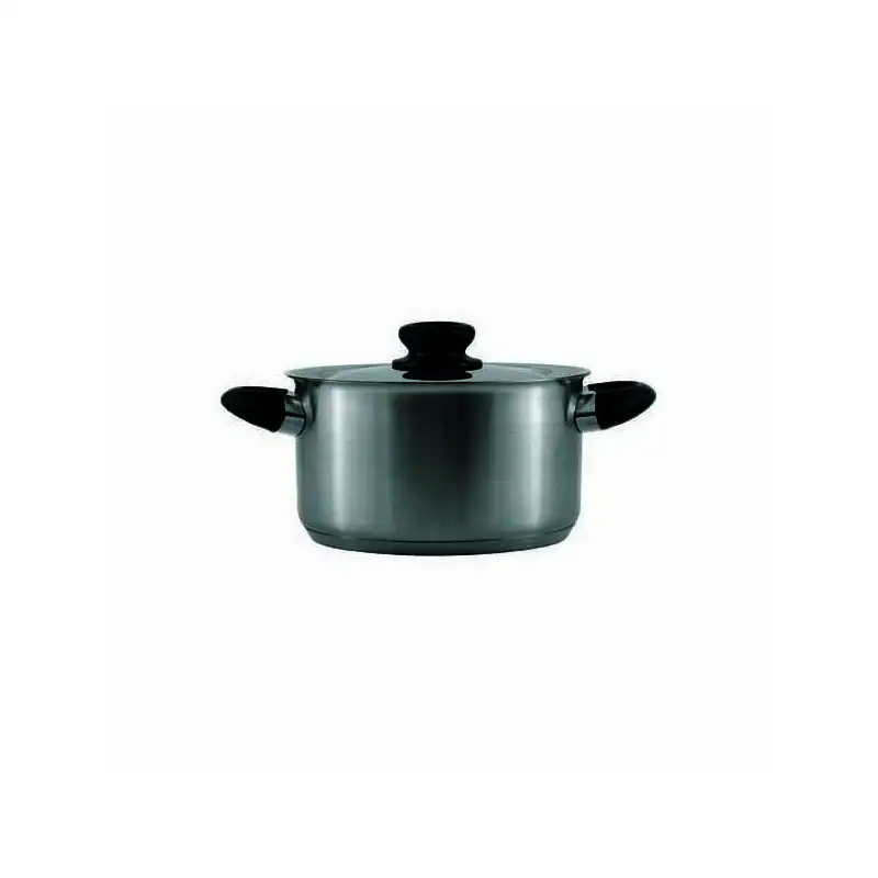 Chef Inox Bakelite Saucepot - Stainless Steel 240x140mm 6.0Lt with Lid
