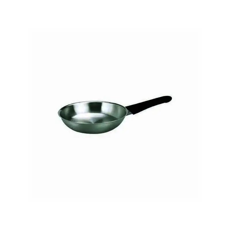 Chef Inox Bakelite Frypan - Stainless Steel 240x50mm with Lid