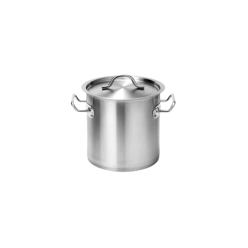 Force Stock Pot With Lid 200x200mm Stainless Steel Tri-Ply 6Lt