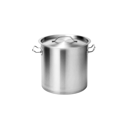 Force Stock Pot With Lid 280x280mm Stainless Steel Tri-Ply 17Lt