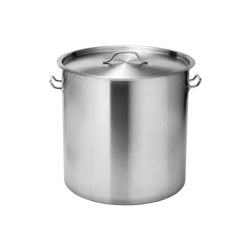 Force Stock Pot With Lid 500x500mm Stainless Steel Tri-Ply 98Lt