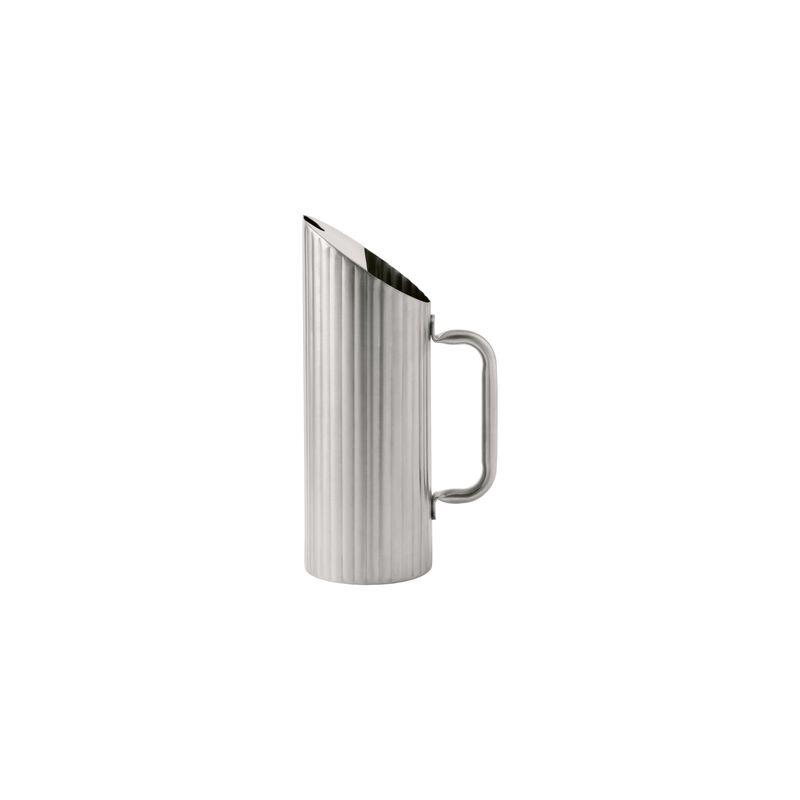 Crown Barware Ribbed Water Pitcher 18/10 1.5Lt