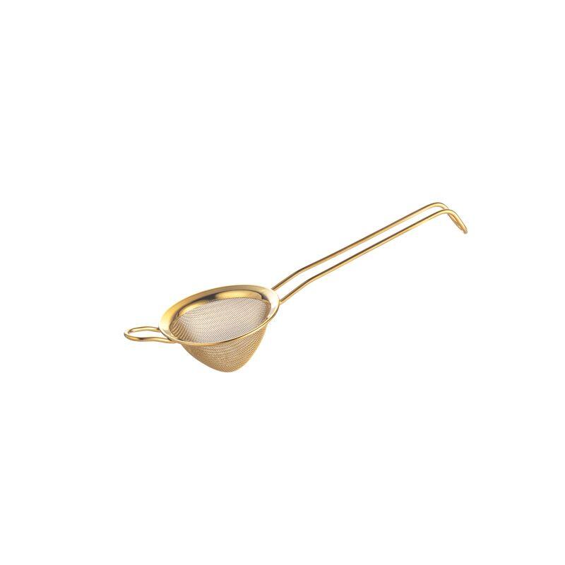 Crown Barware Cocktail Conical Strainer 80mm - Gold