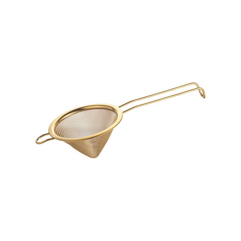 Crown Barware Cocktail Conical Strainer 100mm - Gold