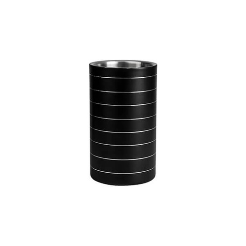 Wine Cooler - Insulated 120x200mm Black - 18/8 Stainless Steel