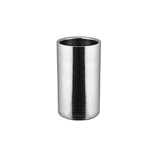 Wine Cooler - Insulated - Mirror Polished, Ribbed 120x200mm - 18/8 Stainless Steel