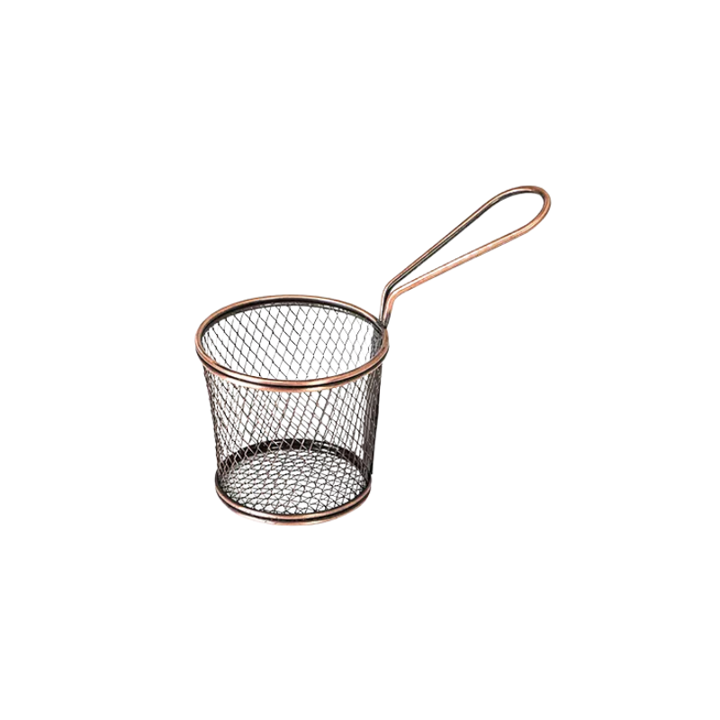 Moda Brooklyn Round Service Basket 90x90mm Antique Copper (Box of 6)