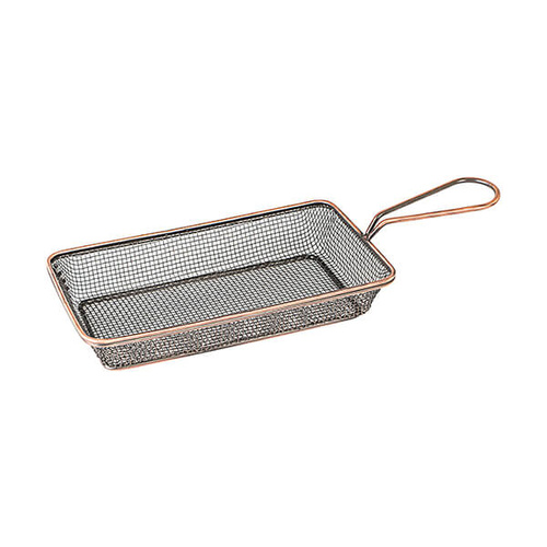 Moda Brooklyn Rectangular Service Basket 220x120mmx35mm Antique Copper