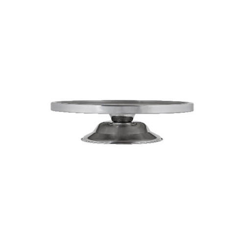 Cake Stand - Low 330x70mm Stainless Steel