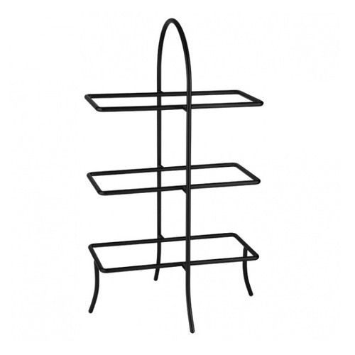 Platter Stand 3 Tier 256 x 286 x 513mm - Black