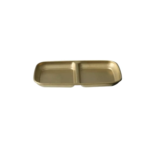 Moda Vintage Divided Dish 156x90mm - Gold (Box of 6)