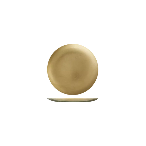 Moda Vintage Round Coupe Plate 130mm  - Gold (Box of 6)