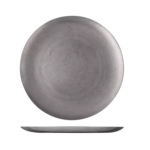 Moda Vintage Round Coupe Plate 260mm  - Stainless Steel (Box of 6)
