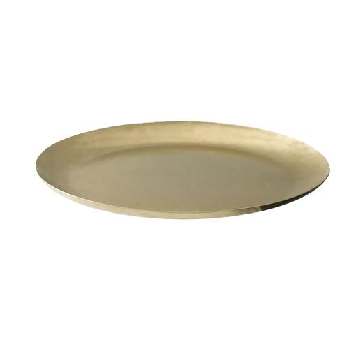 Moda Vintage Oval Plate 220x120x10mm - Gold (Box of 6)