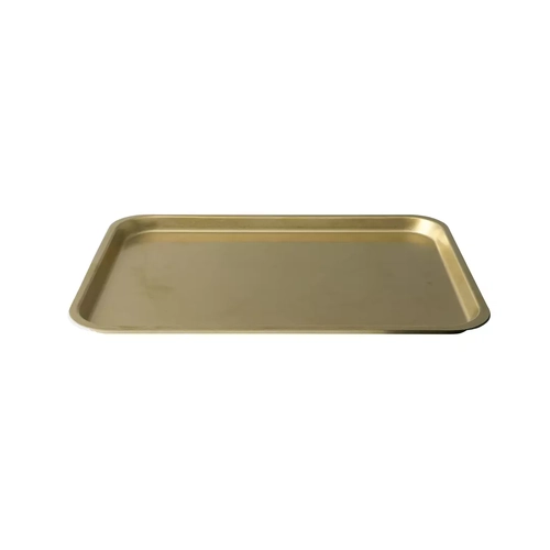 Moda Vintage Rectangular Tray 310x220x13mm - Gold (Box of 6)