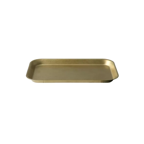 Moda Vintage Rectangular Tray 190x110x12mm - Gold (Box of 12)
