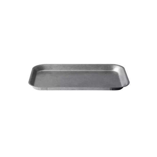 Moda Vintage Rectangular Tray 190x110x12mm - Stainless Steel (Box of 12)