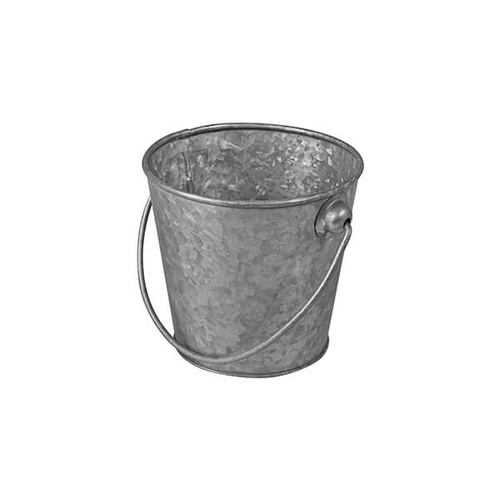 Moda Brooklyn Mini Pail 130x120mm / 1140ml Galvanised