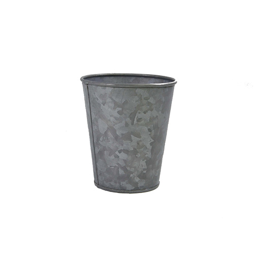 Chef Inox Coney Island Galvanised Pot Flared 100x95mm