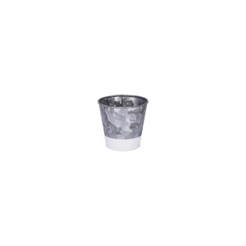 Chef Inox Coney Island - Galvanised Pot Flared Dipped White 100x95mm