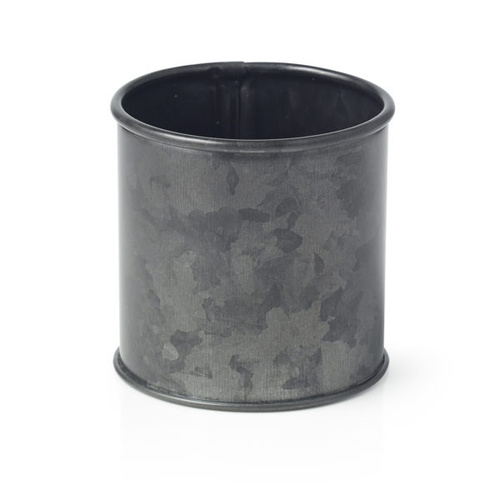 Chef Inox Coney Island - Galvanised Black Sugar Sachet Pot 70x70mm