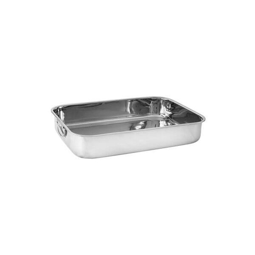 Roast Pan With Drop Handles 400x305x60mm 18/8 Stainless Steel 