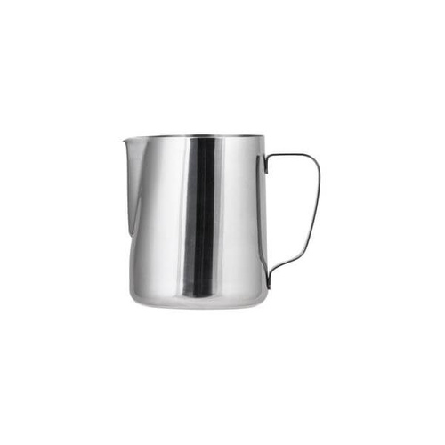 Water / Milk Frothing Jug - Regular Handle 400ml 18/10 Stainless Steel