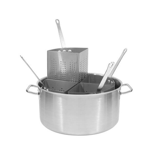 Pasta Cooker Complete with 4 x Inserts 380x185mm / 20.0Lt 18/10 Stainless Steel Pot 