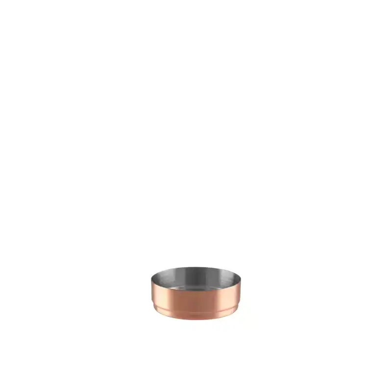 Moda Serving Stackable Ramekin Satin Copper Stainless Steel 75x25mm (Box of 6)