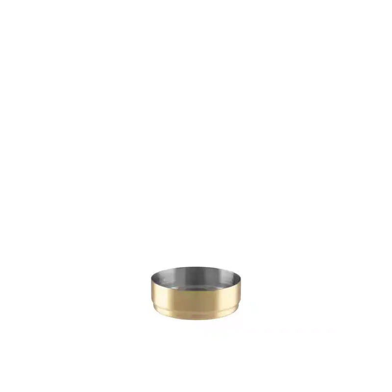 Moda Serving Stackable Ramekin Satin Gold Stainless Steel 75x25mm (Box of 6)