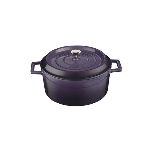 Lava Round Casserole 240x115mm / 4.5Lt Purple 