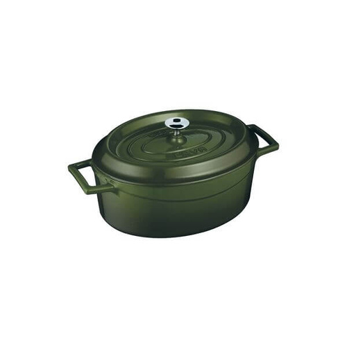 Lava Oval Casserole 250x205x100mm / 3.3Lt Green 