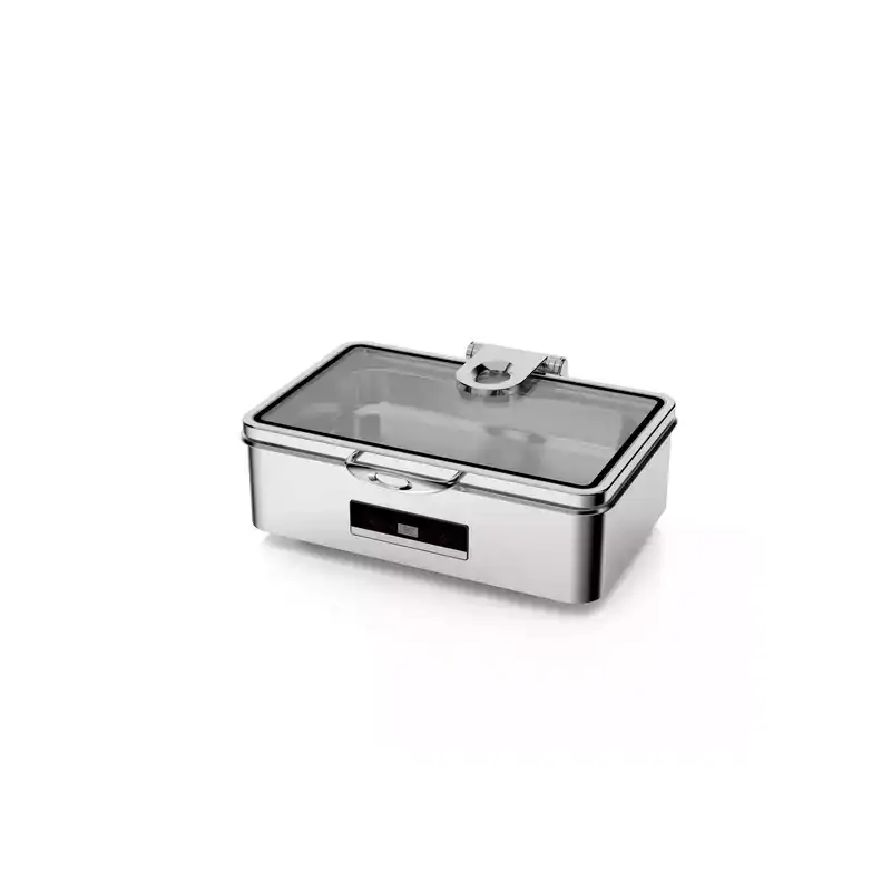 Sunnex Terni Dry Heat Chafer Gn 1/1 8.5Lt with Glass Lid