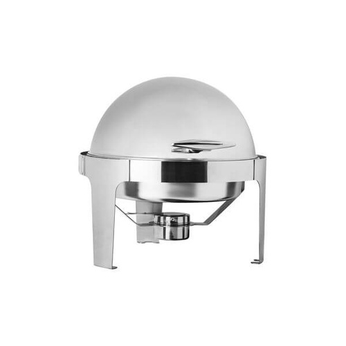Deluxe Round Roll Top Chafer - 18/10 Stainless Steel