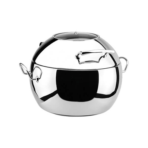 Athena Prince Soup Station 11Lt Glass & Stainless Steel Lid Stainless Steel, Insert Included