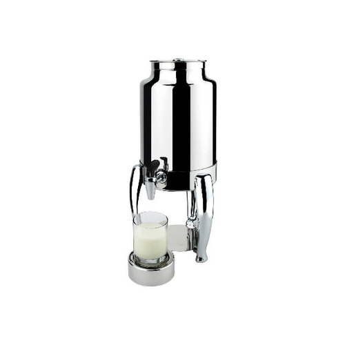 Athena Imperial Milk Dispenser 210x500mm / 6Lt Cast Alloy Legs, - Stainless Steel Body