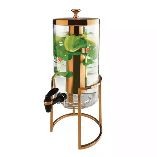 Athena Crescent Juice Dispenser S/S Rose Gold - 5Lt