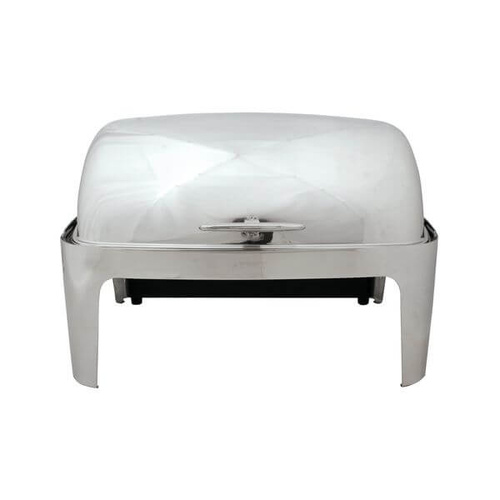 Sunnex 1/1 Size Roll Top Electric Chafer - Water Temperature Range: 80 - 85°C - 18/10 Stainless Steel