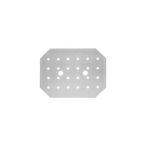 Trenton Drain Plate - 1/2 Size 267x210mm - 18/8 Stainless Steel