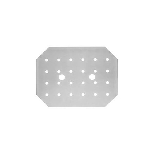Trenton Drain Plate - 1/1 Size 425x222mm - 18/8 Stainless Steel