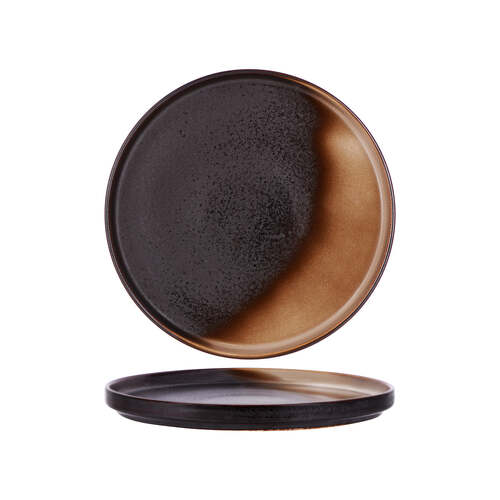 Tablekraft Urban Round Rim Plate 265x25mm Coffee Dust (Box of 3)