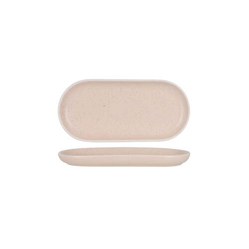 Tablekraft Urban Oval Plate 295x140mm Reactive Pink (Box of 4)
